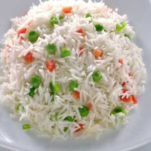 Basmati Rice with Diced Veggies